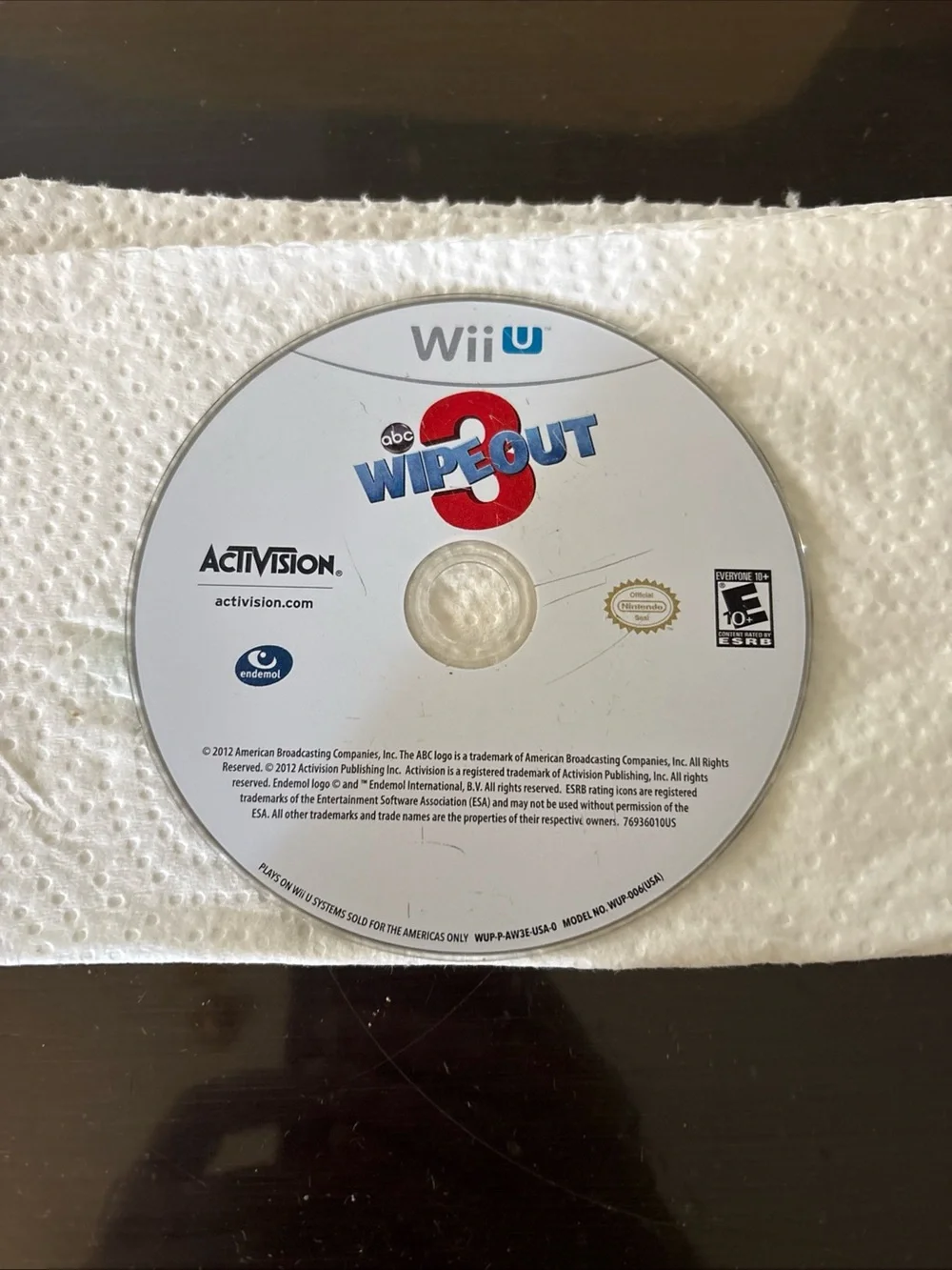 Wii U Wipeout 3 - Game Disc only